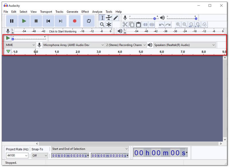 Audacity 音频设置