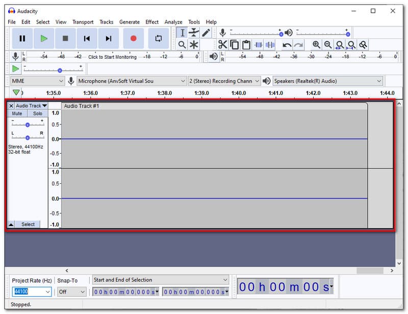 Skala Gelombang Audacity