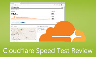 Examen du test de vitesse Cloudflare