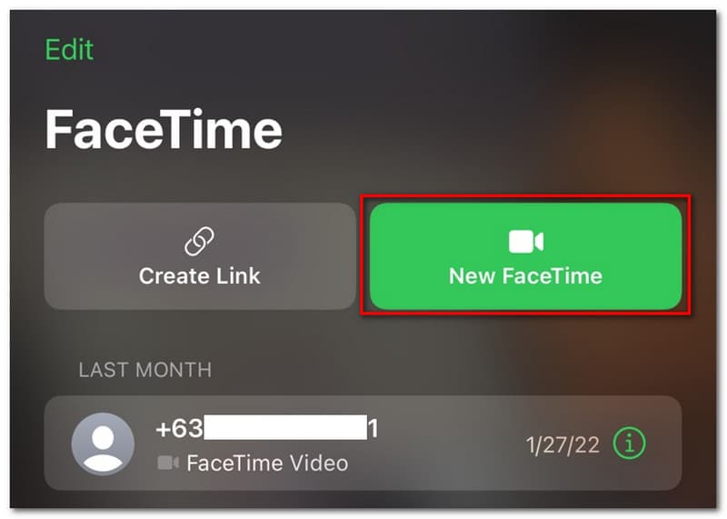 Facetime Novo Facetime