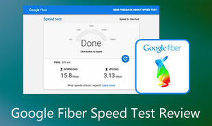 Examen du test de vitesse de fibre Google