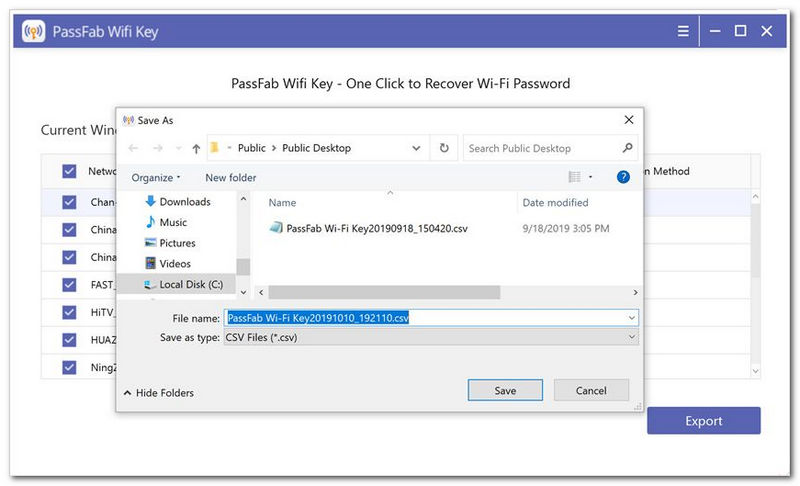 PassFab WiFi Key Lösenordsåterställning