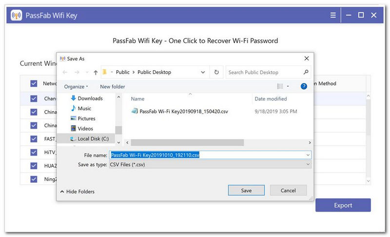 PassFab WiFi Key Восстановление пароля