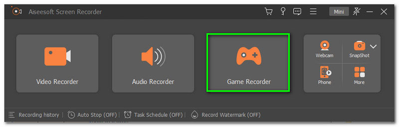 Aiseesoft Screen Recorder Game Recording Icon