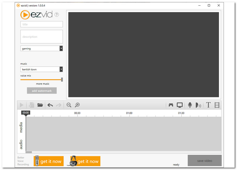 Ezvid Interface