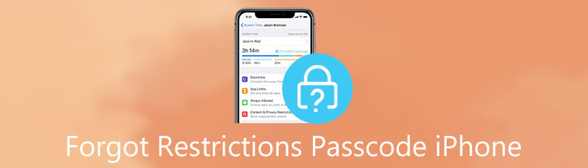 Forgot Restrictions Passcode iPhone