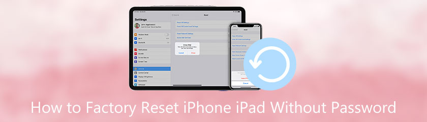 How to Factory reset iPhone iPad Without Password