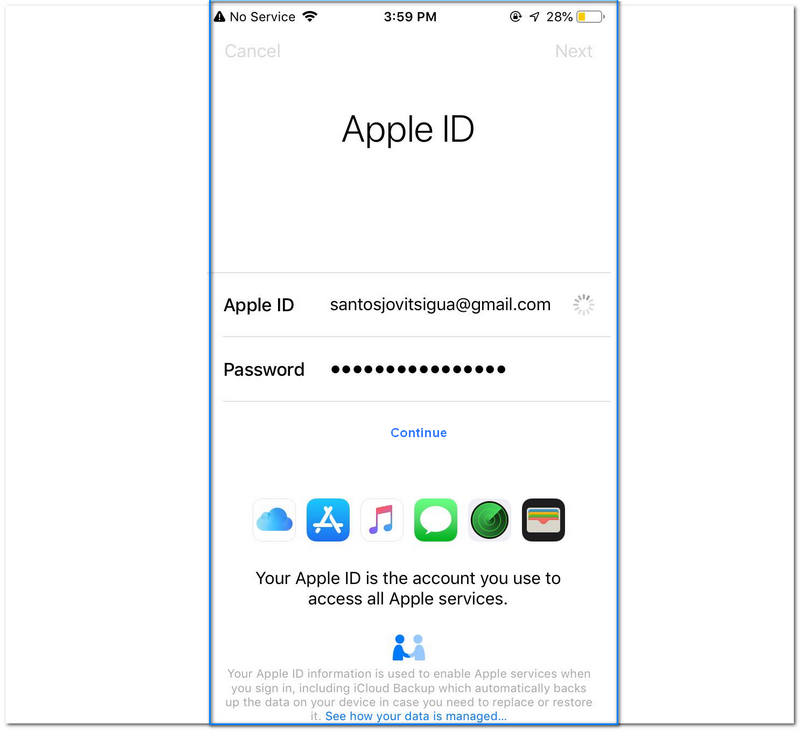 Πώς να αφαιρέσετε το Apple ID από τον κωδικό πρόσβασης iPhone