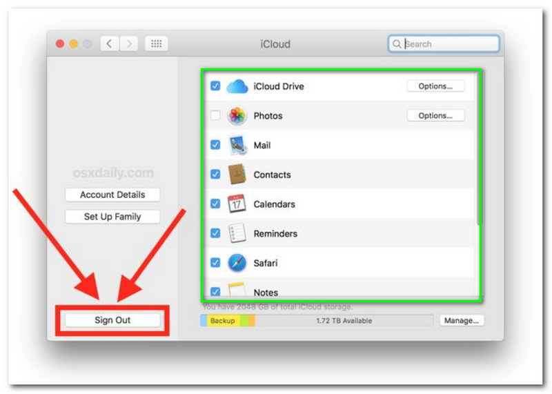 Πώς να αφαιρέσετε το Apple ID από την έξοδο Mac