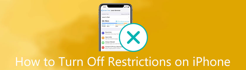 Cómo desactivar la restricción en iPhone