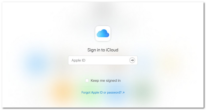 iCloud Logga in lösenord