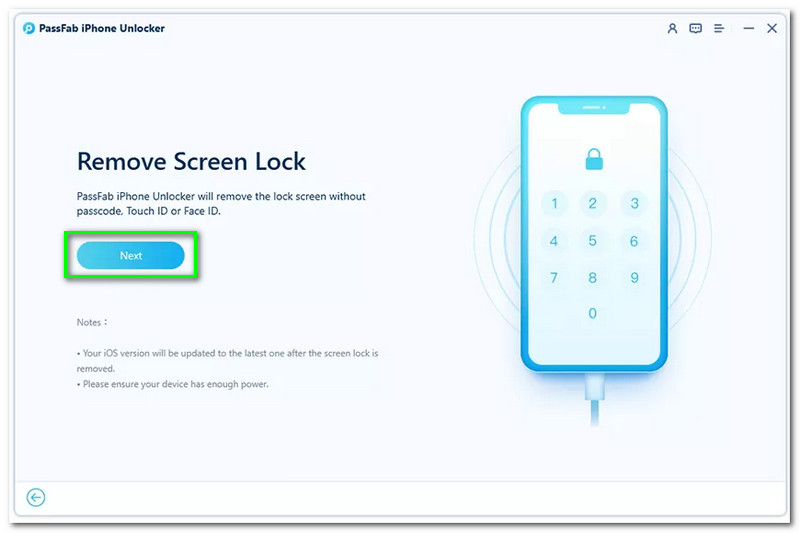 PassFab iPhone Unlocker Seuraava