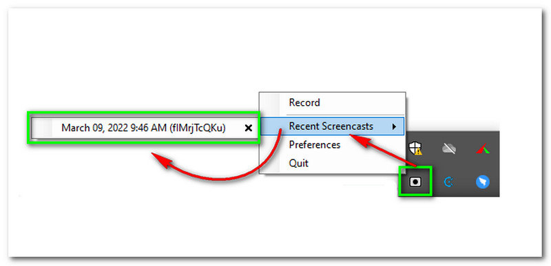 Screencast recente do Recordit