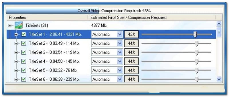 1CLICK DVD COPY - PRO Voreinstellung kopieren