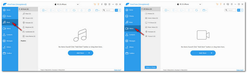 Aiseesoft FoneTrans Manage Music and Videos