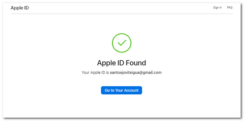 iForgot.Apple Support Apple ID fundet