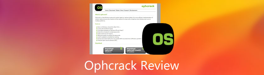 Recenze Ophcrack