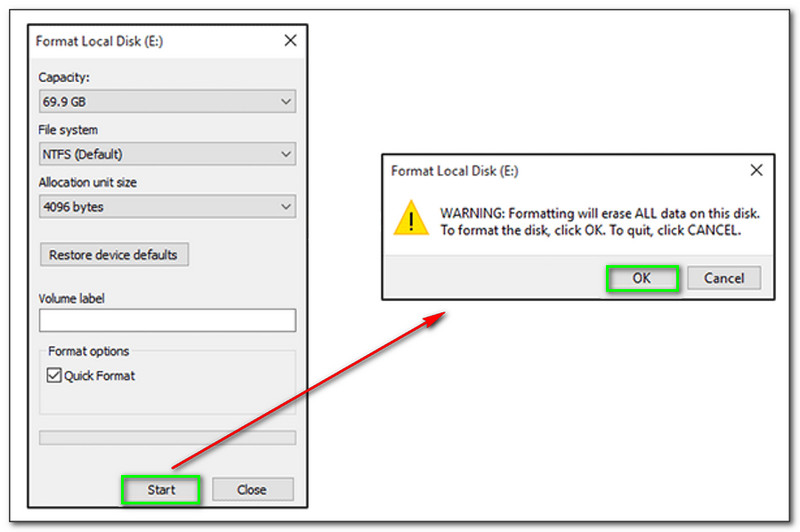 Disque local au format de clé de récupération BitLocker