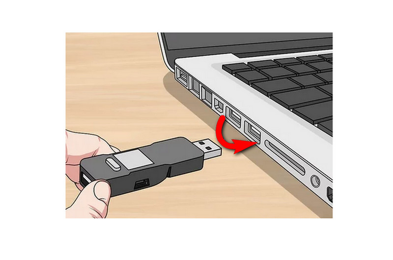 BitLocker-gendannelsesnøgle stik USB-drev