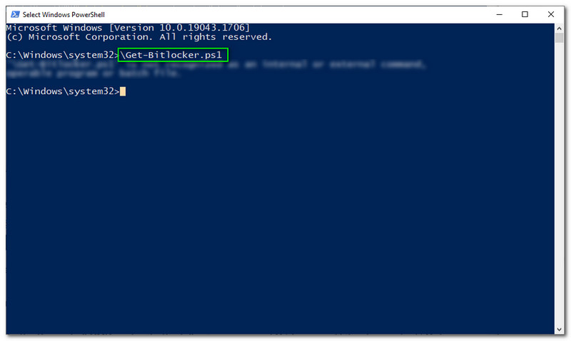 Kunci Pemulihan BitLocker PowerShell CMD