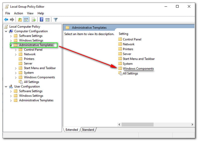 BitLocker-herstelsleutel Windows-componenten