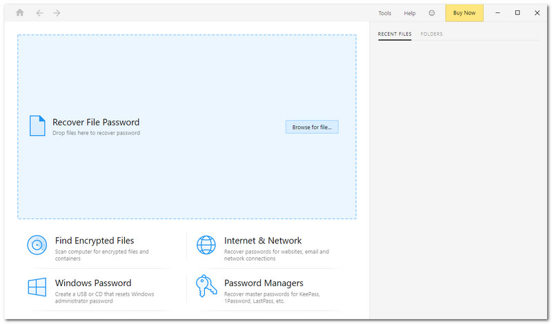 Passware Kit-interface