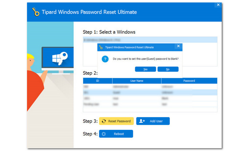 Bypass Windows Admin Password Select Windows