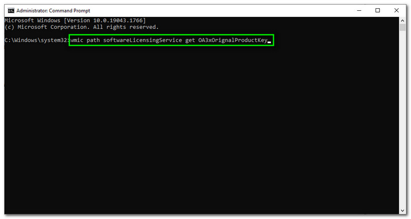 How to Find Windows Product Key Type the Command CMD