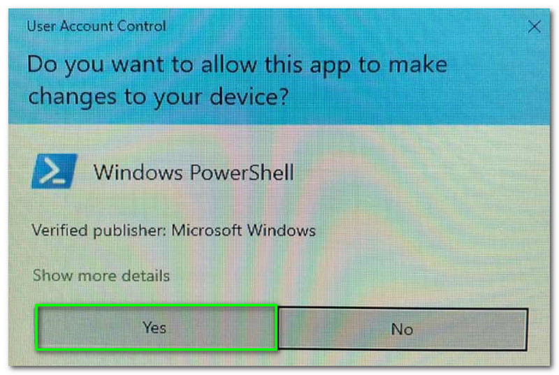 Kuinka löytää Windowsin tuoteavain Kyllä -painike