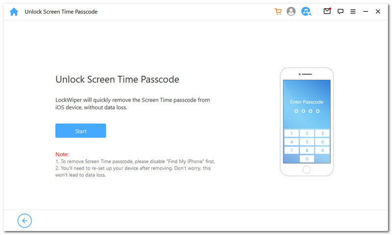 iMyFone LockWiper Lås op Lås iPhone-skærmtidskode op