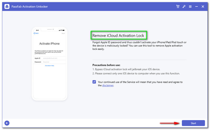 PassFab Activation Unlocker Удалить блокировку активации iCloud