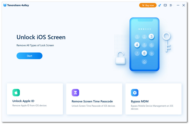 Tenorshare 4uKey Interface