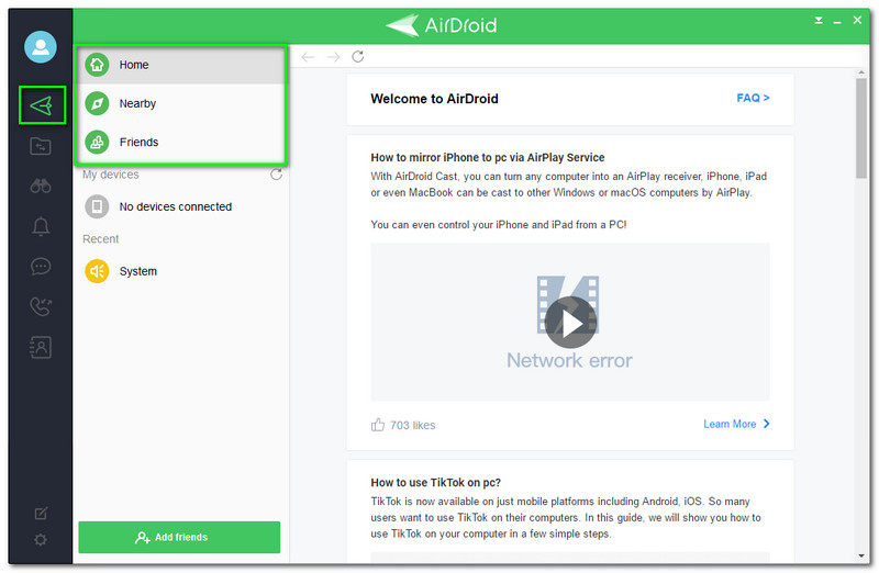 Airdroid File Transfer