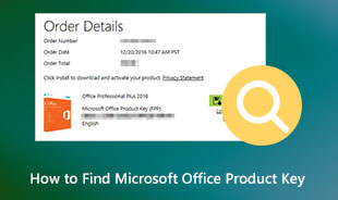 Comment trouver la clé de produit Microsoft Office