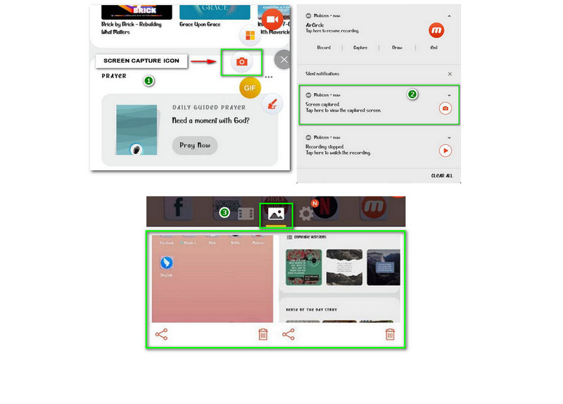 Mobizen Review Screen Capture Mobizen-sovelluksella Android-laitteella
