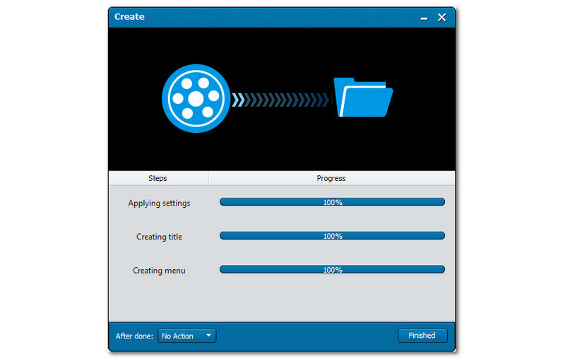 Solution Blu-ray Creator New Window Create