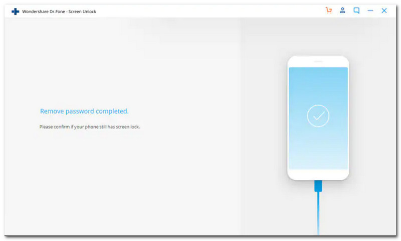 Dr.Fone Remove Password Completed