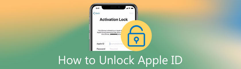 Cách mở khóa Apple ID