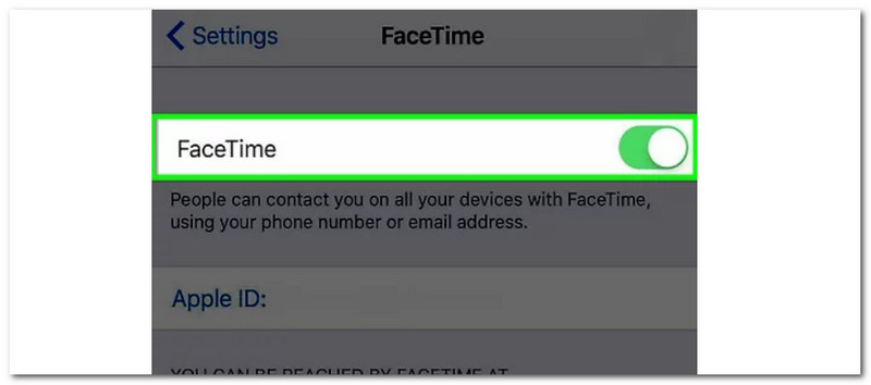 Activer FaceTime sur iPhone