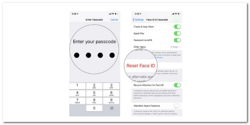 iPhone Starta om Face ID