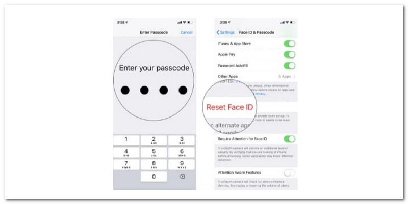 Zrestartuj iPhone'a Face ID