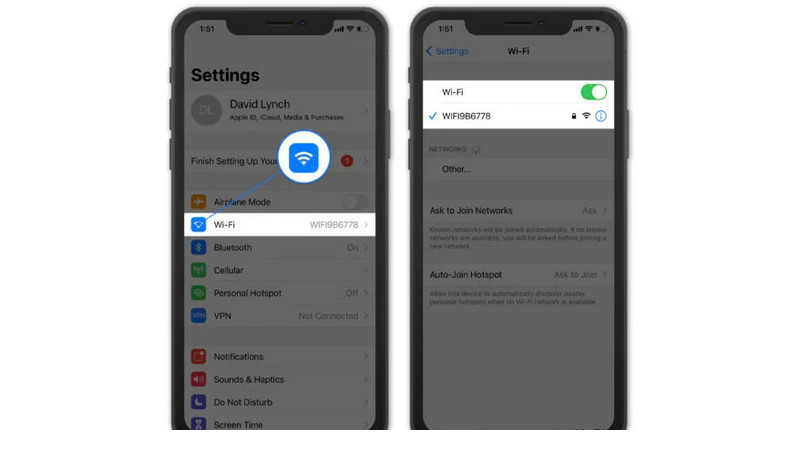 iPhone Gunakan Jaringan Wifi