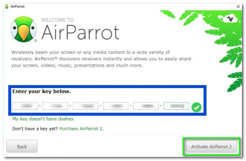 Ứng dụng Gương điện thoại AirParrot
