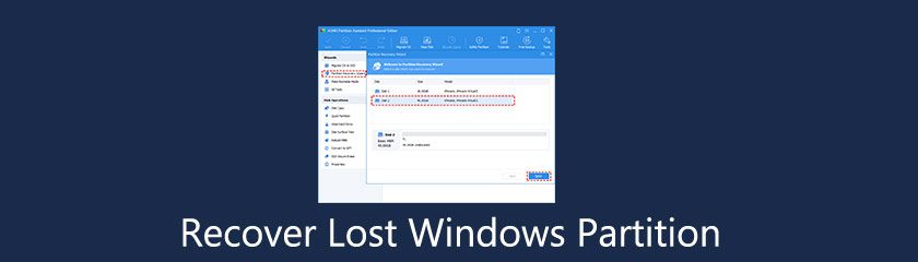 กู้คืนพาร์ติชั่น Windows ที่สูญหาย