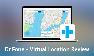 Revisão da localização virtual do DR Fone