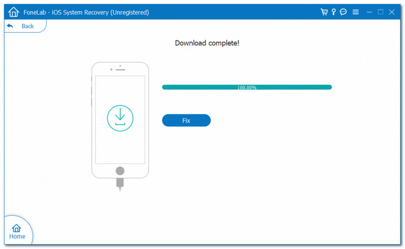 Fonelab Fix-proces