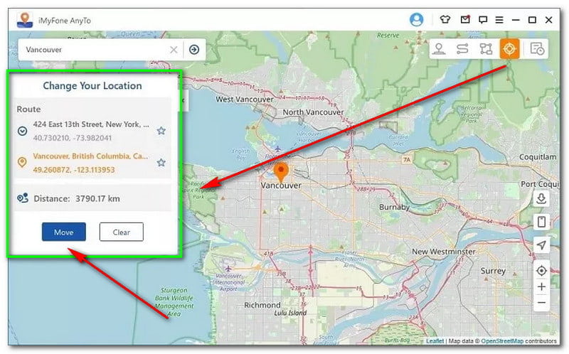 iMyFone AnyTo Review Wijzig de locatie of GPS van uw apparaat