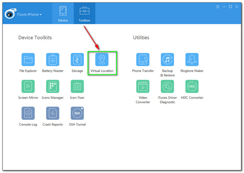 กล่องเครื่องมือตรวจสอบ iTools ThinkSky