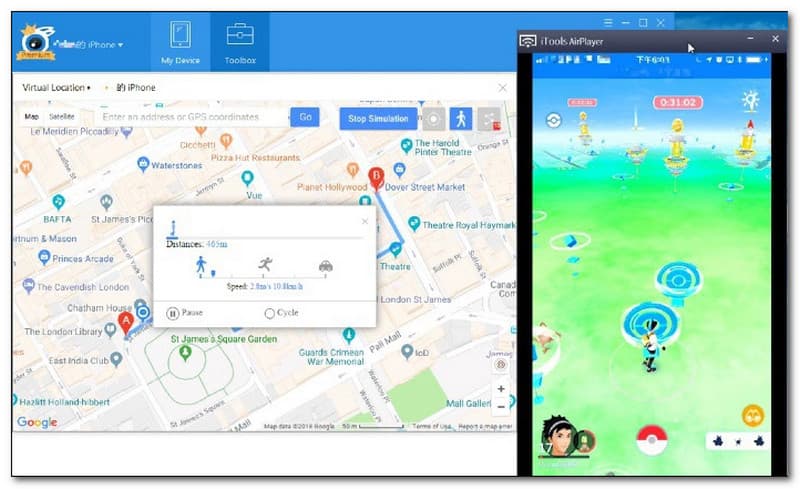 iTools ThinkSky Review Sử dụng nó cho Pokemon Go