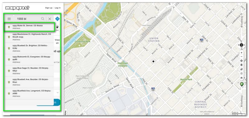 MapQuest Review 寻找地址 企业 餐厅等